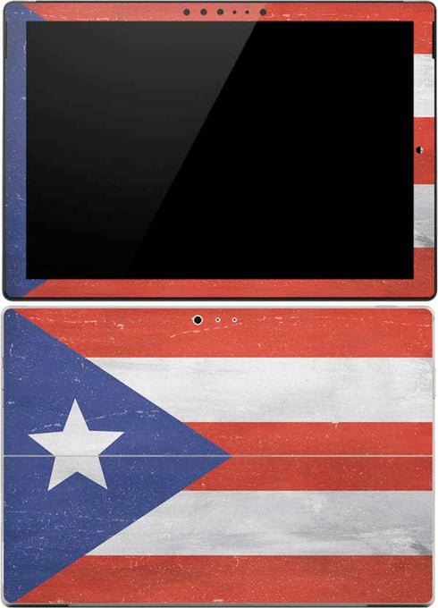 Puerto Rico Flag Distressed Surface Pro 4 Skin